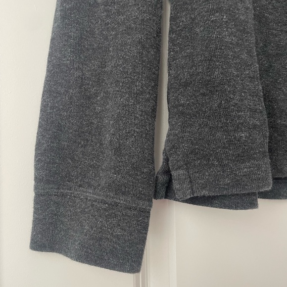 Polo Ralph Lauren Estate Rib Half-Zip Pullover Sz Large in Charcoal Grey - Picture 5 of 10